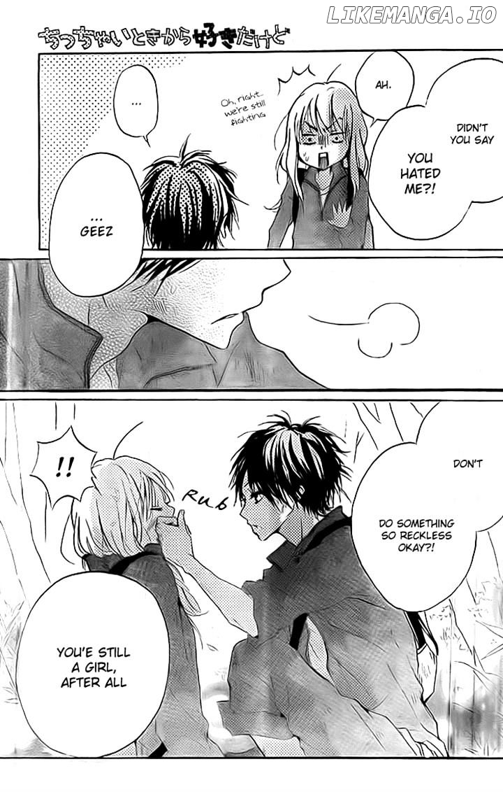 Chicchai Toki kara Suki dakedo chapter 4 - page 35