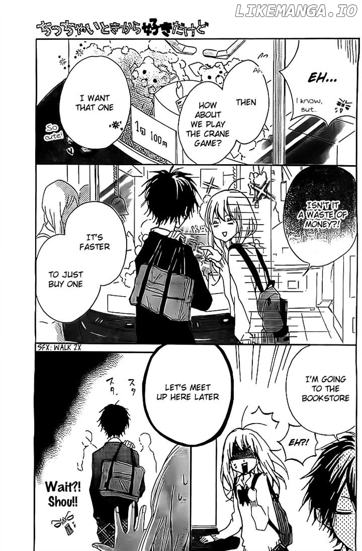 Chicchai Toki kara Suki dakedo chapter 4 - page 9