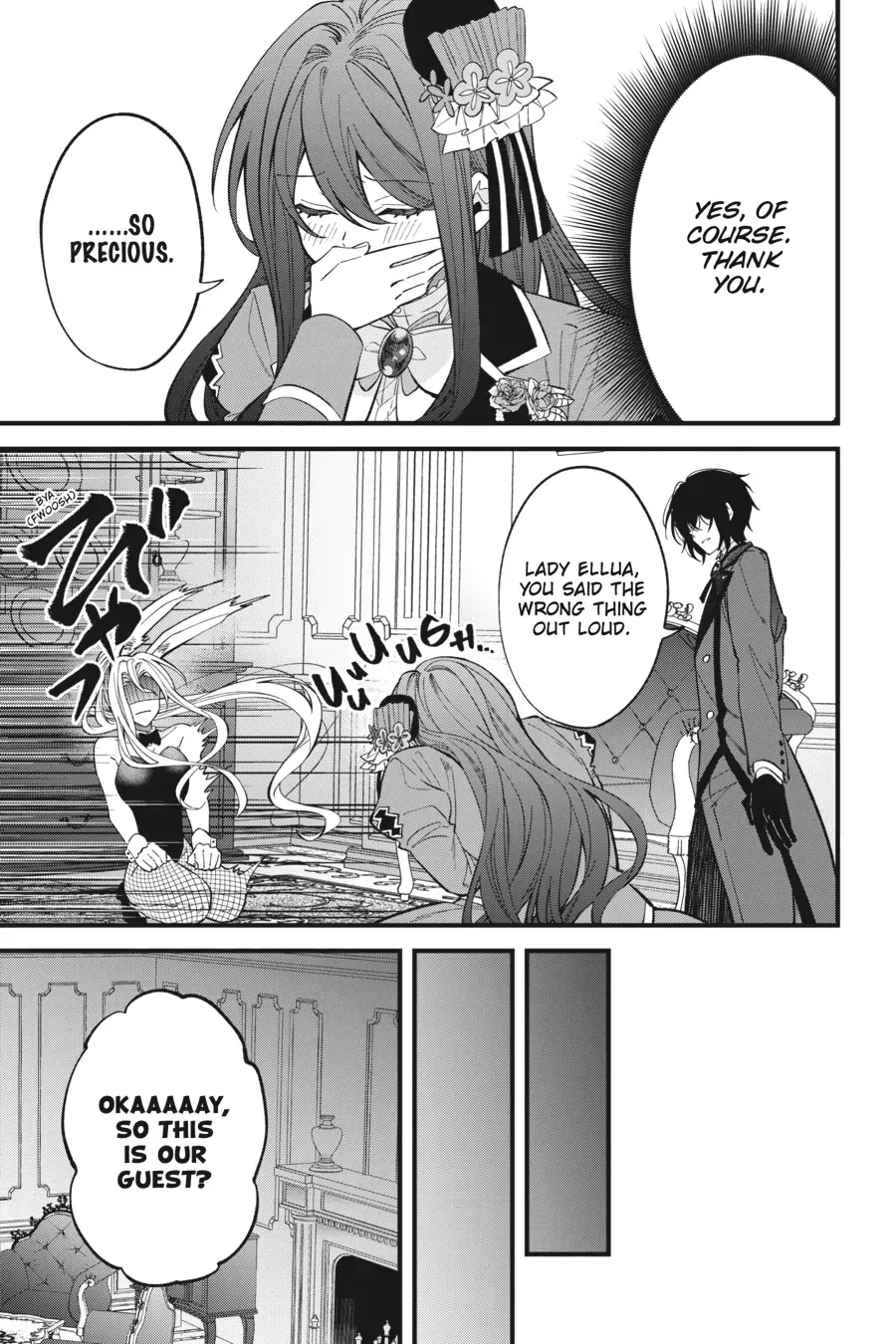 Akuyaku Reijou wa Kyou mo Karei ni Anyaku suru Tsuihougo mo oshi no Tame ni Akutou to Shite Shien Shimasu! Chapter 4 - page 34