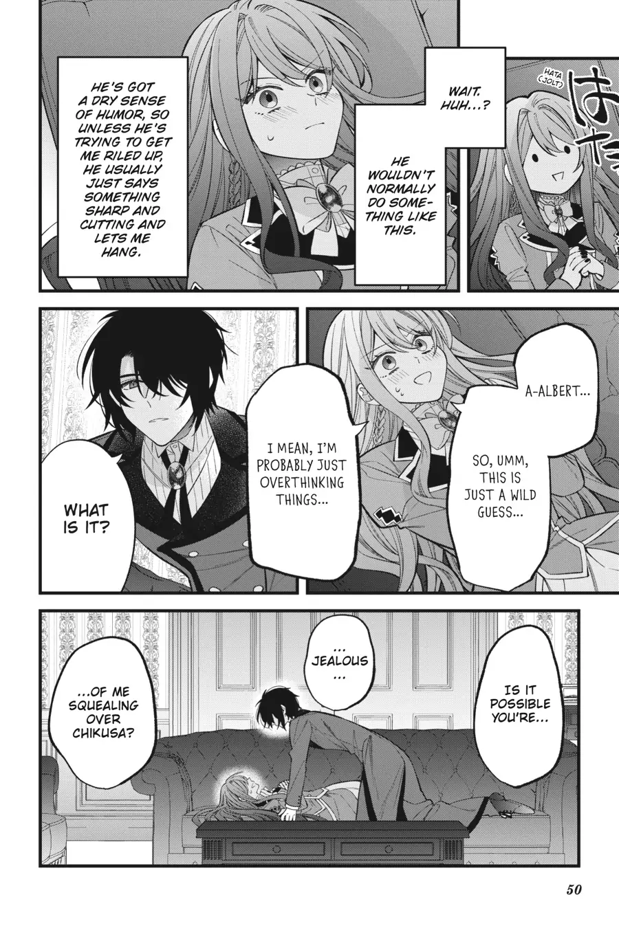 Akuyaku Reijou wa Kyou mo Karei ni Anyaku suru Tsuihougo mo oshi no Tame ni Akutou to Shite Shien Shimasu! Chapter 4 - page 50