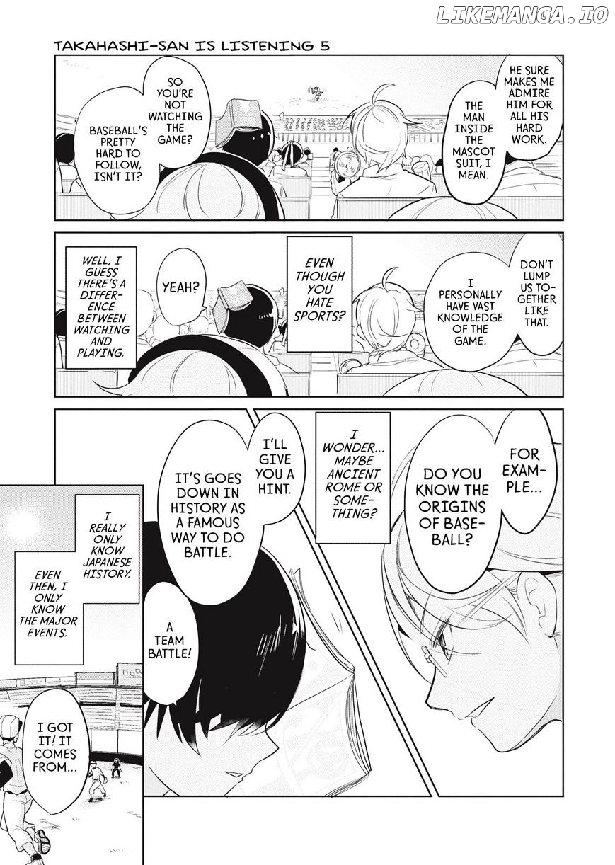 Takahashi-san ga Kiite Iru. chapter 46 - page 8