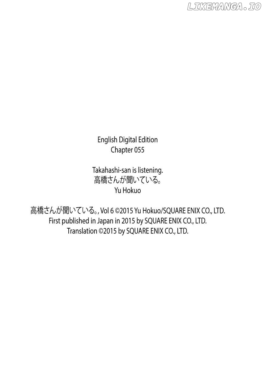 Takahashi-san ga Kiite Iru. chapter 55 - page 18