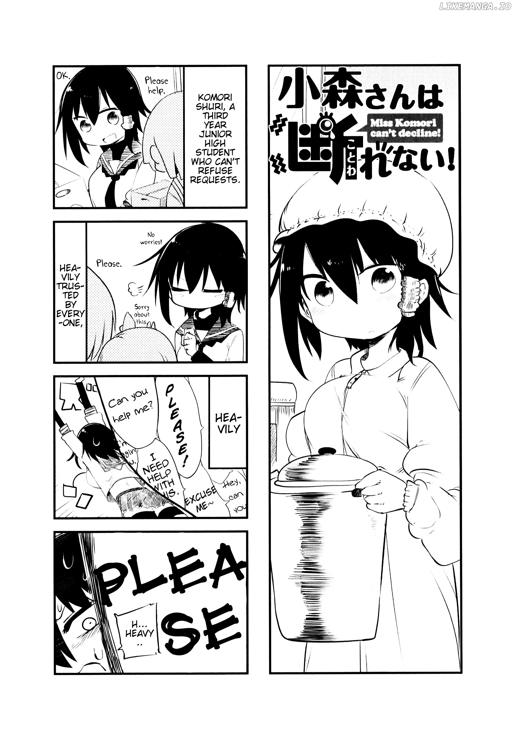 Komori-San Wa Kotowarenai! chapter 21 - page 1