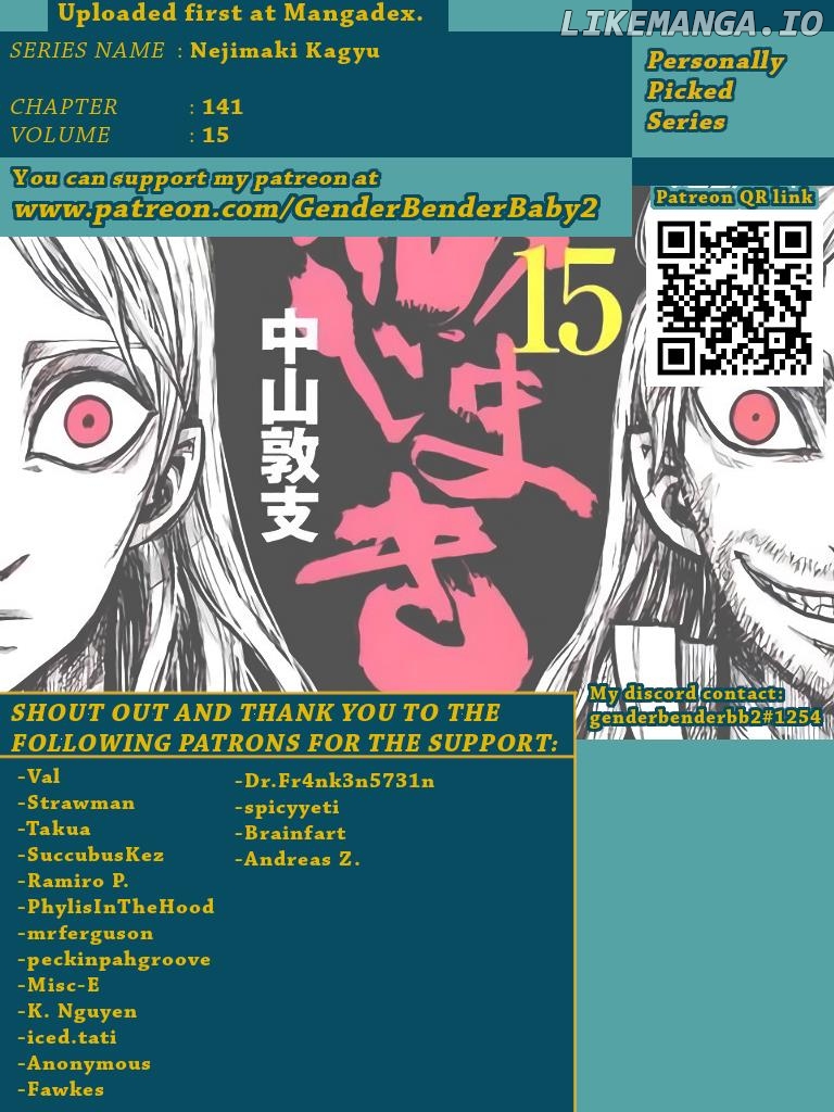 Nejimaki Kagyu chapter 141 - page 1