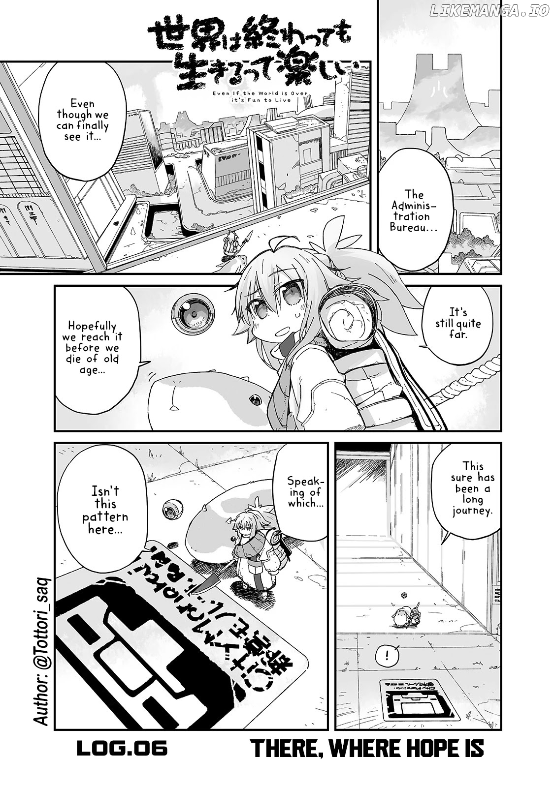 Even If the World is Over it's Fun to Live chapter 6 - page 1