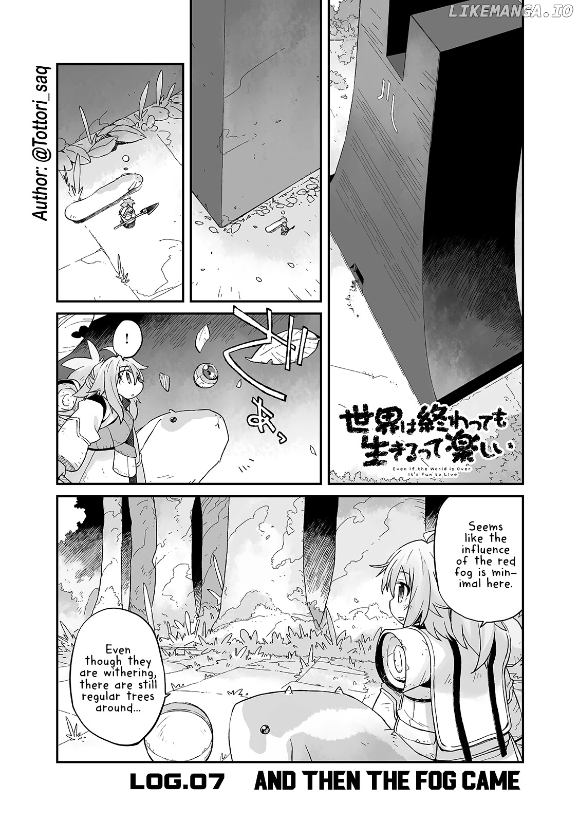 Even If the World is Over it's Fun to Live chapter 7 - page 1