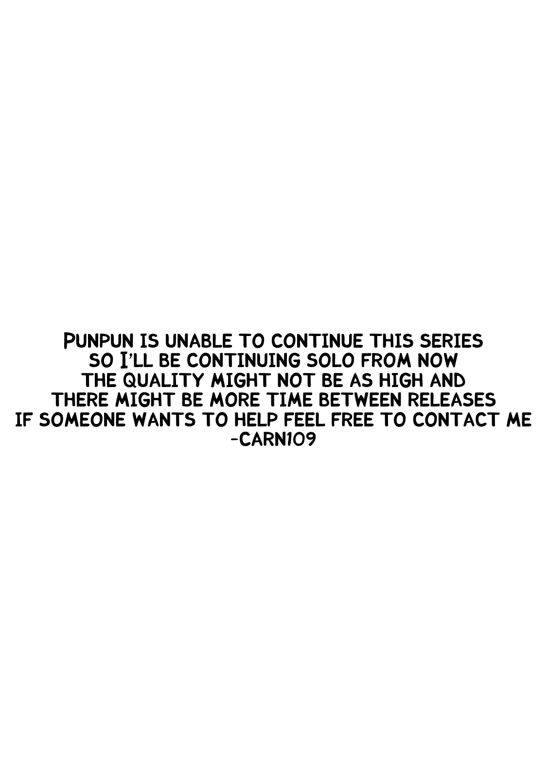 Even If the World is Over it's Fun to Live chapter 16 - page 1