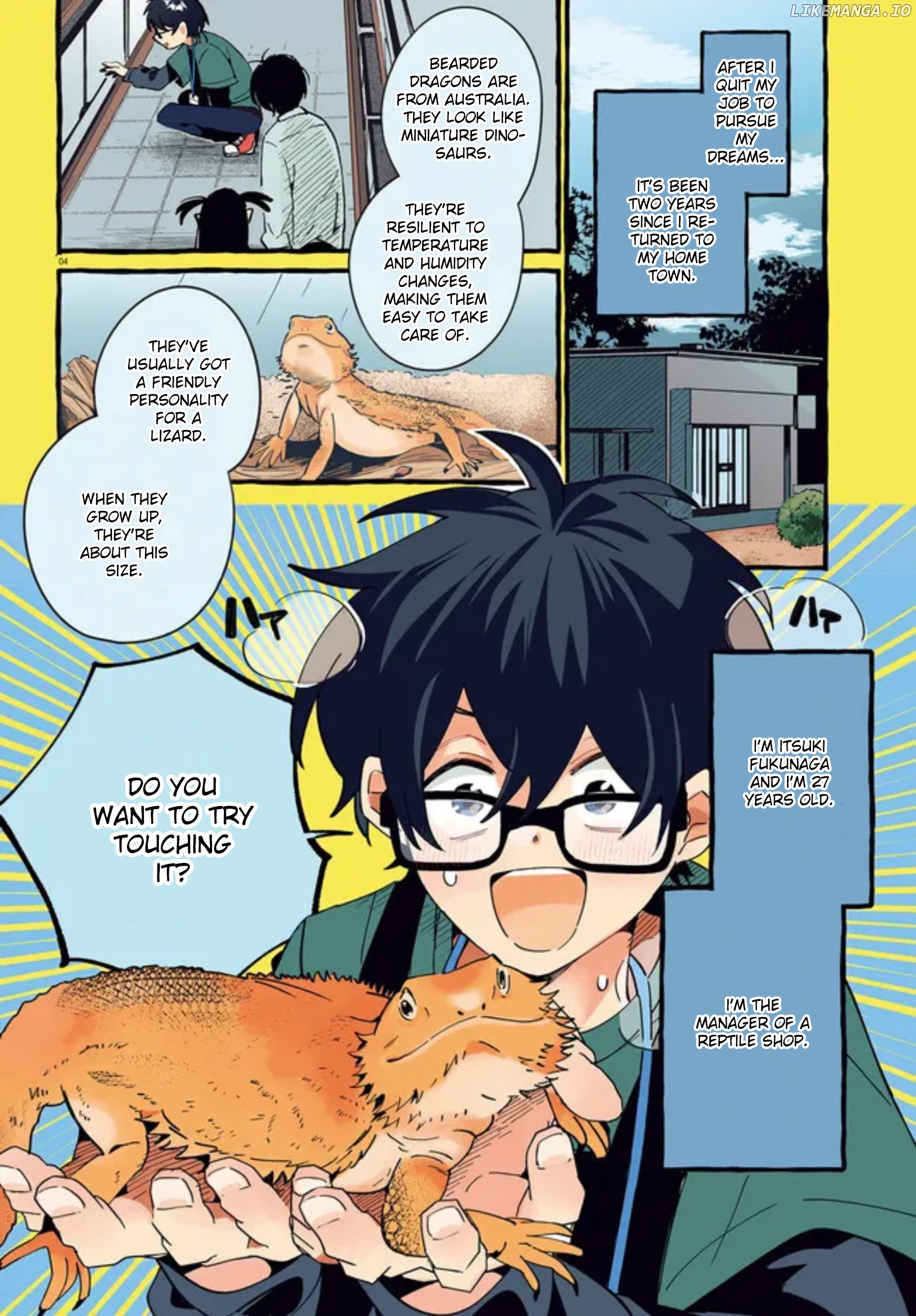 Kimi wa Kawaii Reptile chapter 1 - page 3