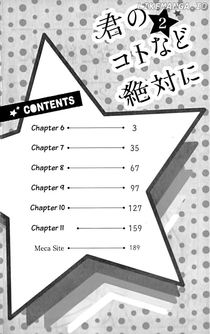 Kimi no Koto nado Zettai ni chapter 6 - page 7