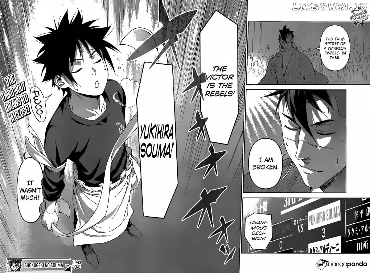 Shokugeki no Soma chapter 243 - page 18