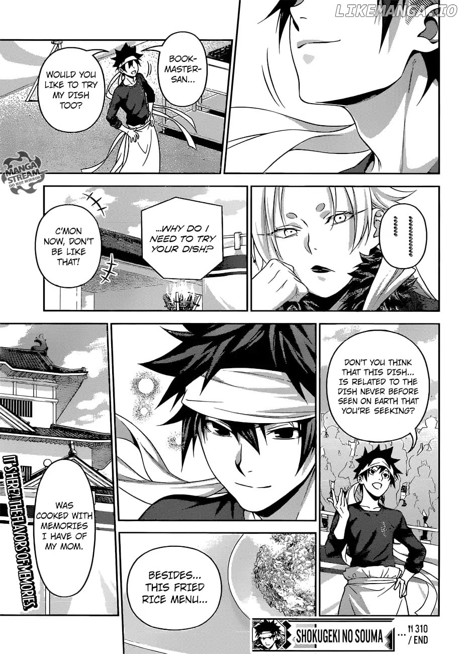 Shokugeki no Soma chapter 310 - page 20