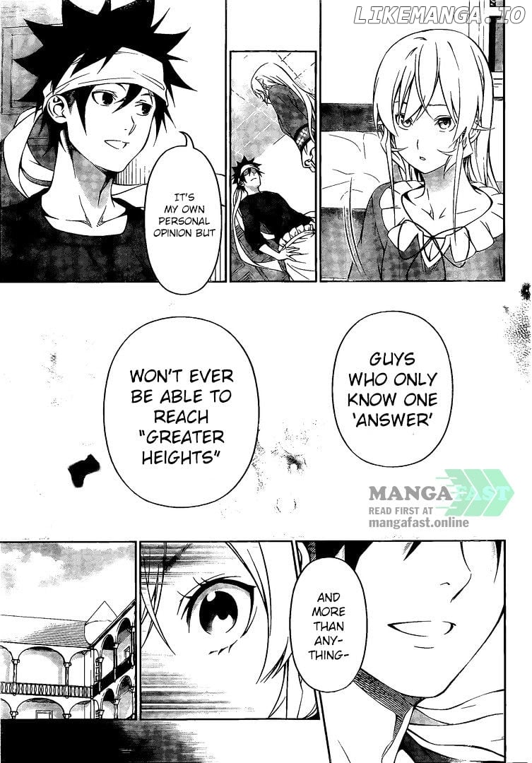 Shokugeki no Soma chapter 170 - page 17