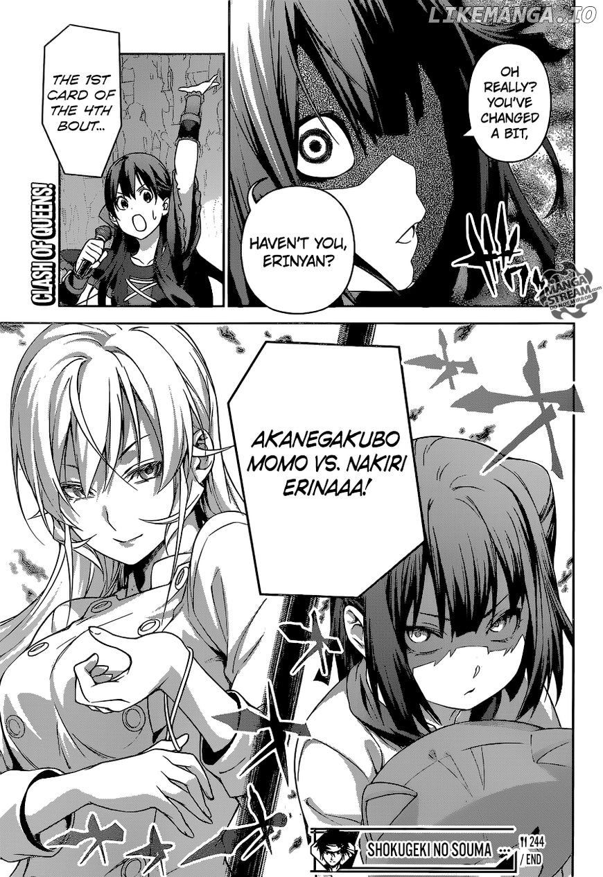Shokugeki no Soma chapter 244 - page 20