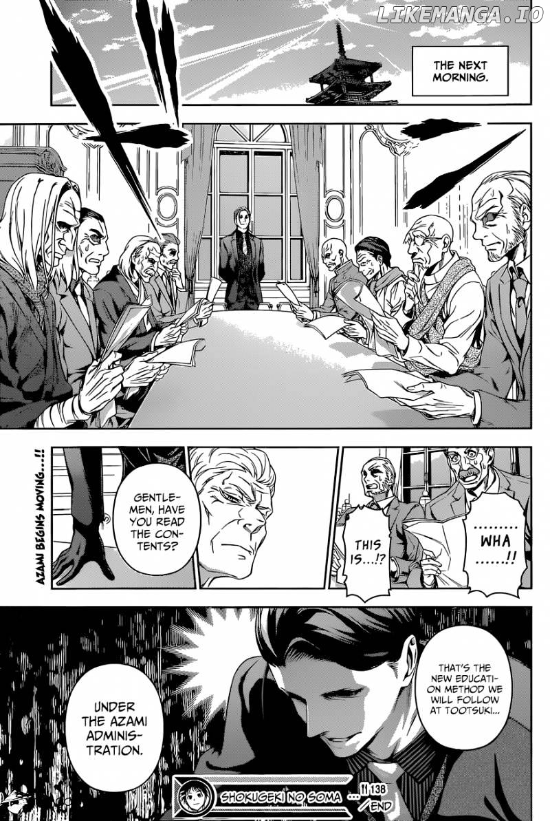 Shokugeki no Soma chapter 138 - page 21