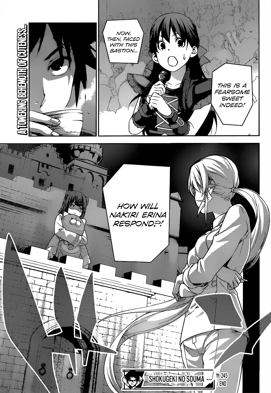 Shokugeki no Soma chapter 245 - page 19