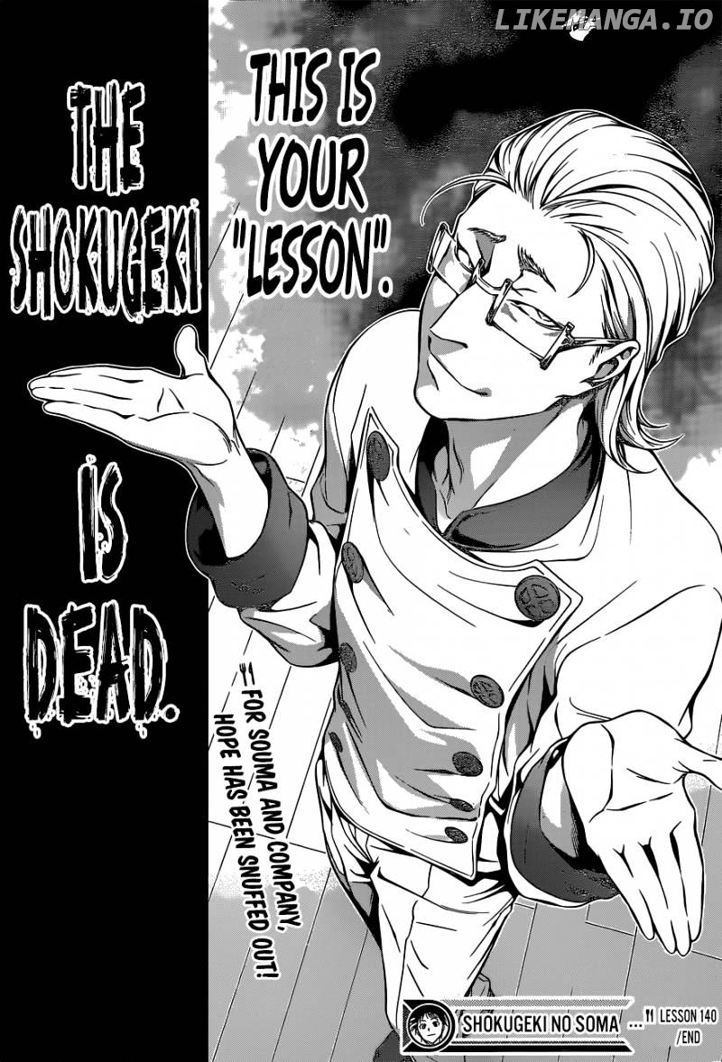 Shokugeki no Soma chapter 140 - page 19