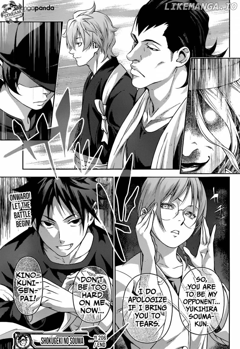 Shokugeki no Soma chapter 206 - page 19