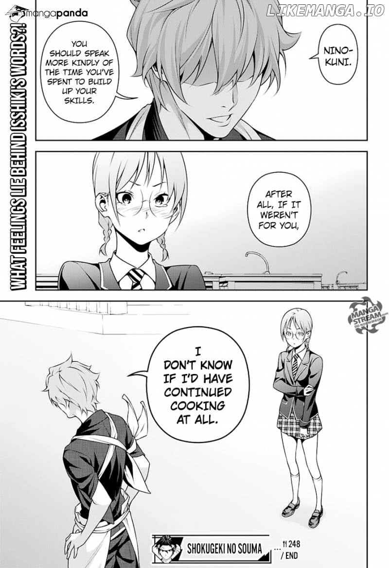 Shokugeki no Soma chapter 248 - page 19