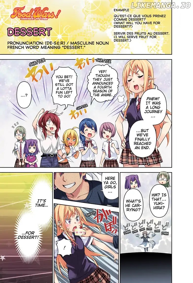 Shokugeki no Soma chapter 315.1 - page 1