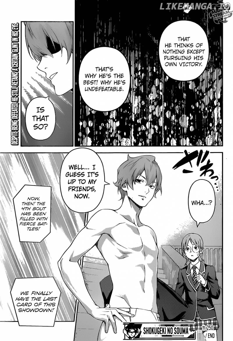 Shokugeki no Soma chapter 250 - page 19