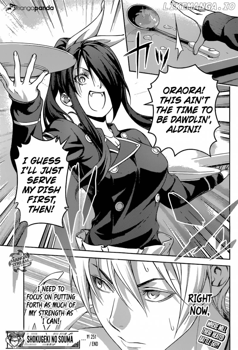 Shokugeki no Soma chapter 251 - page 19