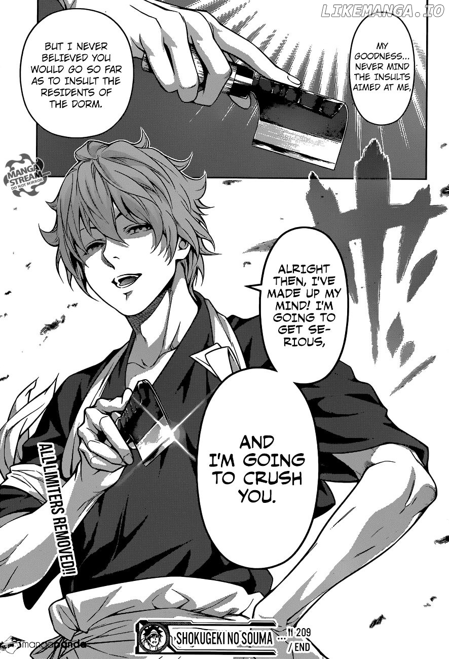 Shokugeki no Soma chapter 209 - page 19