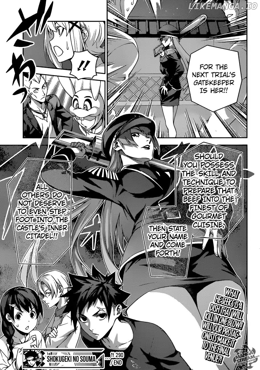 Shokugeki no Soma chapter 290 - page 20