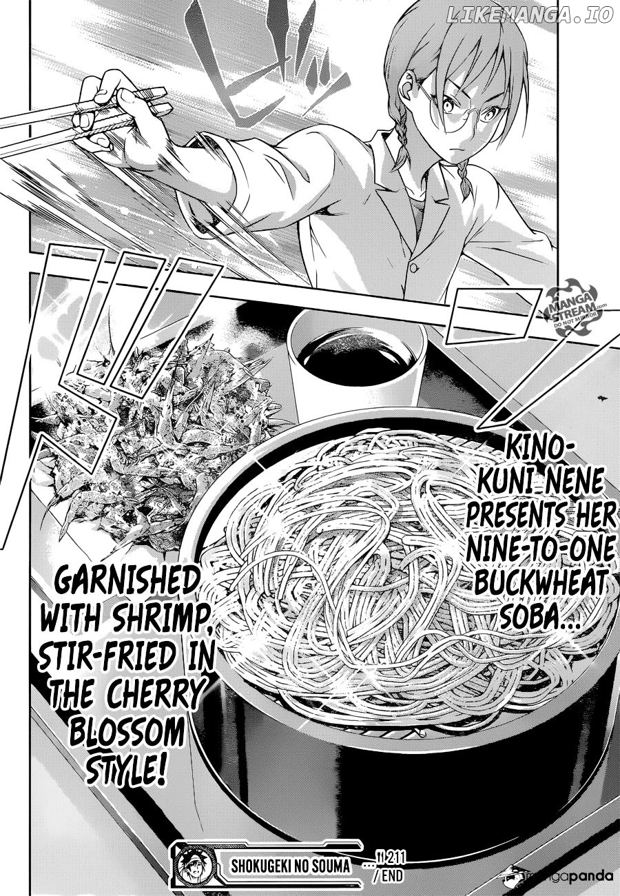 Shokugeki no Soma chapter 211 - page 19