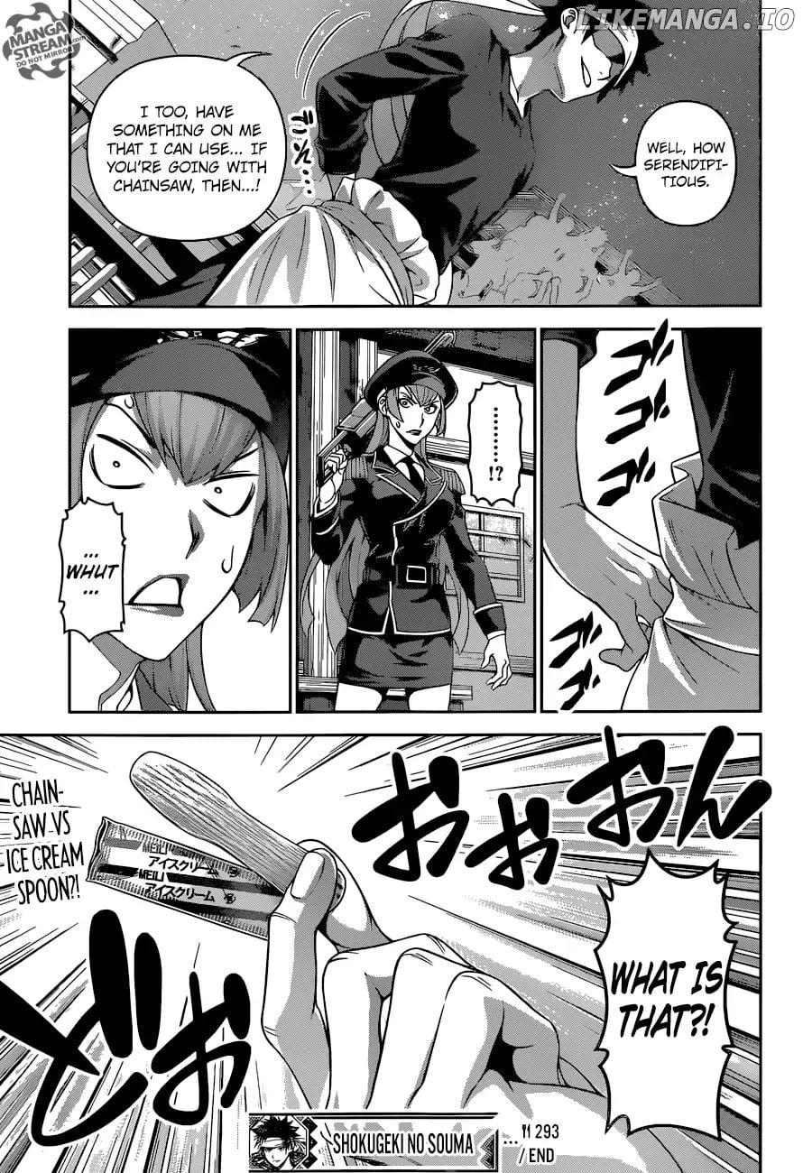 Shokugeki no Soma chapter 293 - page 19