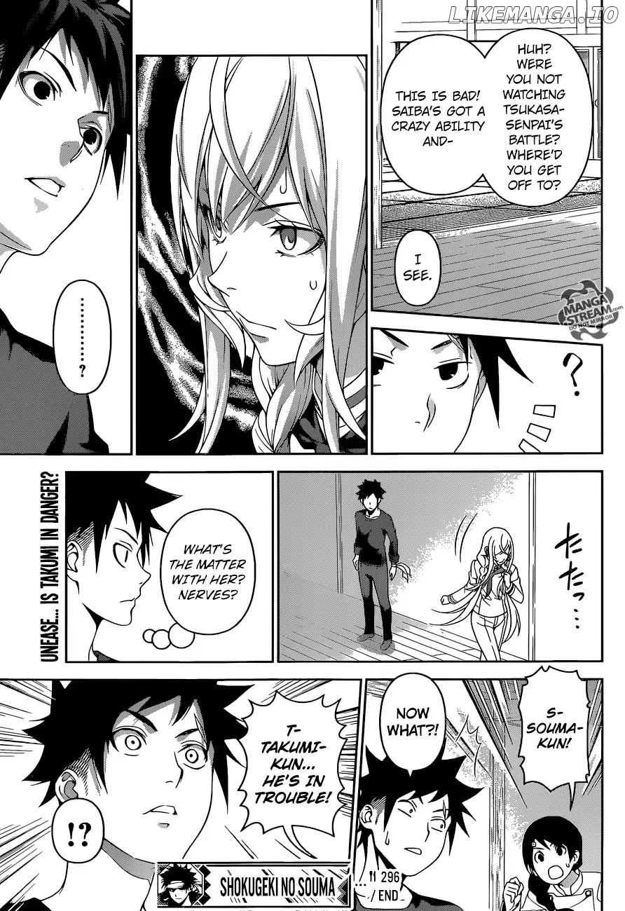 Shokugeki no Soma chapter 296 - page 20