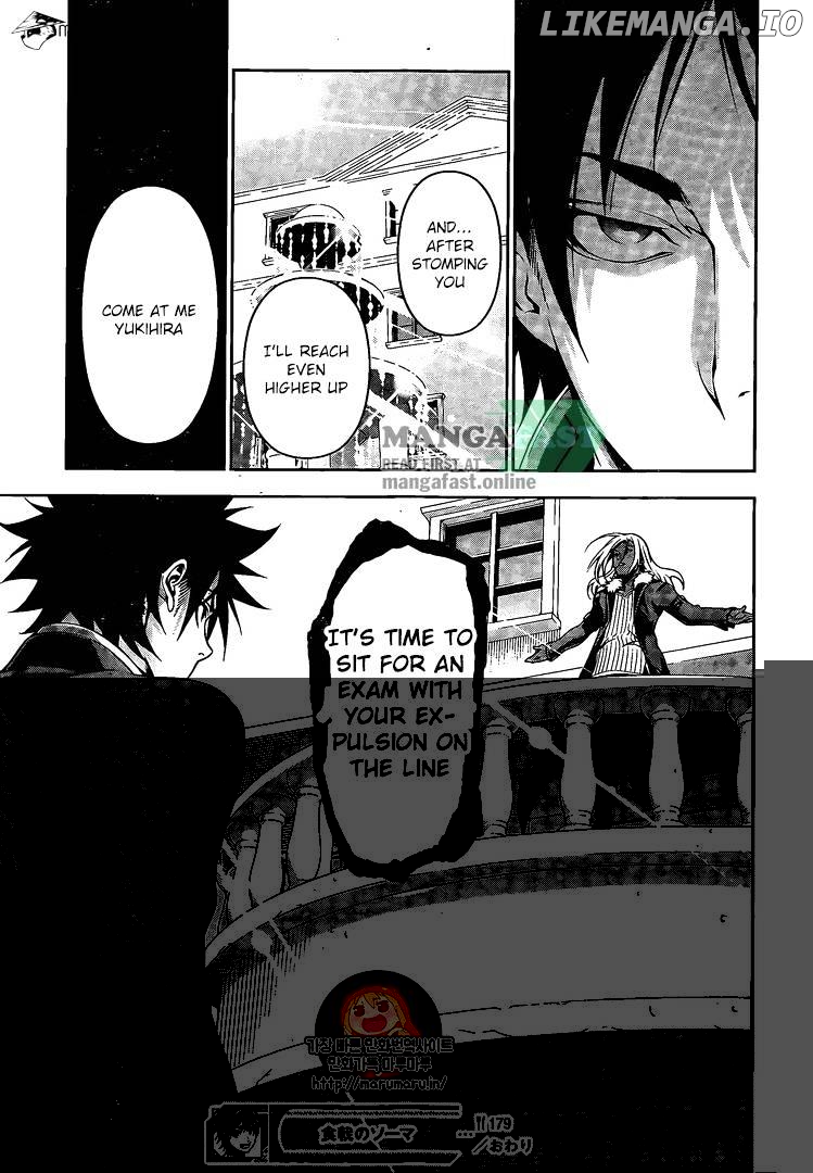 Shokugeki no Soma chapter 179 - page 19