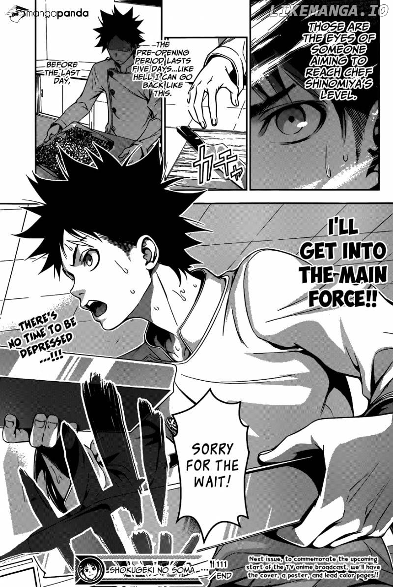 Shokugeki no Soma chapter 111 - page 20