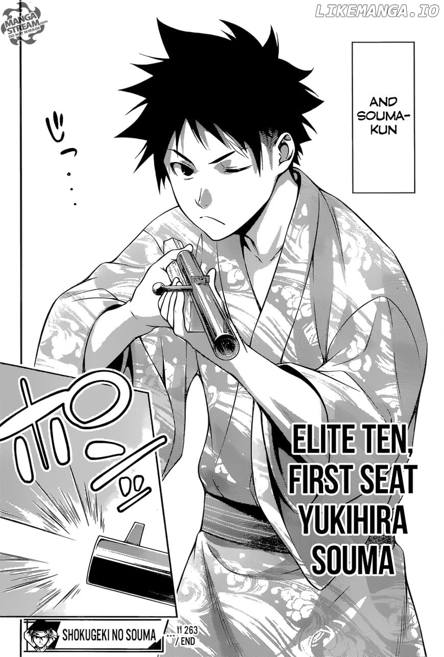 Shokugeki no Soma chapter 264 - page 20
