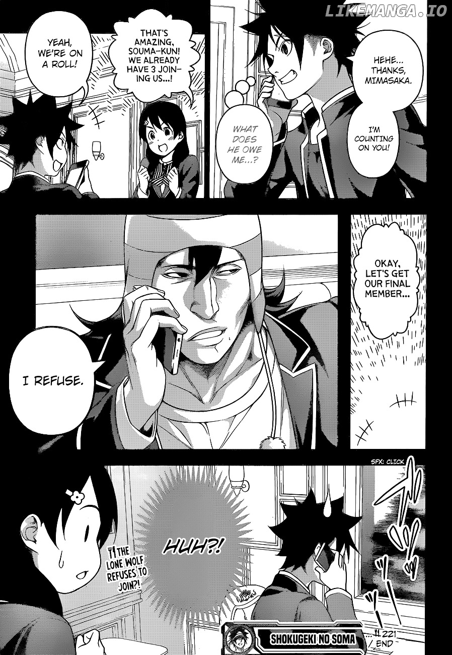 Shokugeki no Soma chapter 221 - page 22