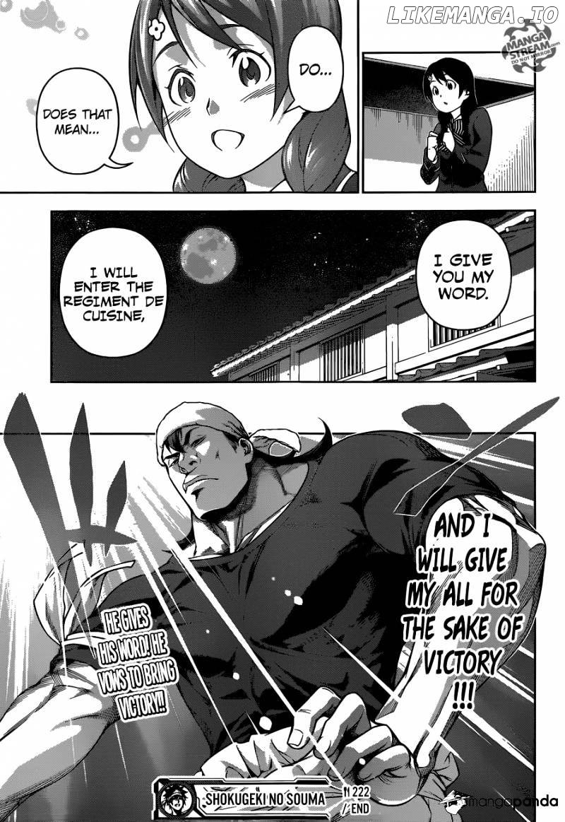 Shokugeki no Soma chapter 222 - page 21