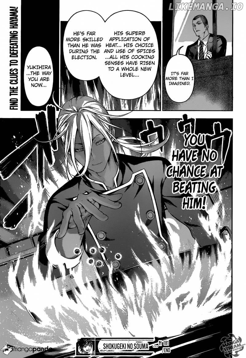 Shokugeki no Soma chapter 181 - page 19