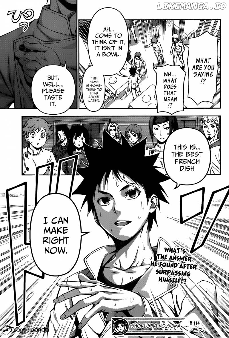Shokugeki no Soma chapter 114 - page 17