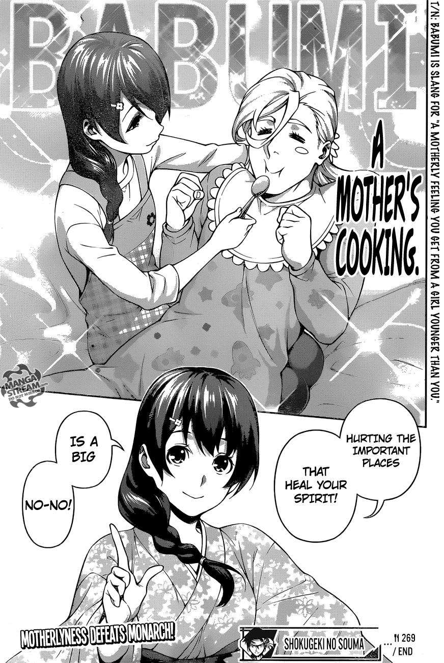 Shokugeki no Soma chapter 269 - page 20