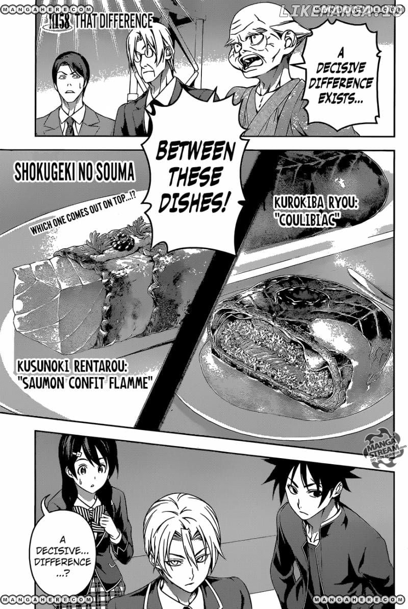 Shokugeki no Soma chapter 158 - page 1