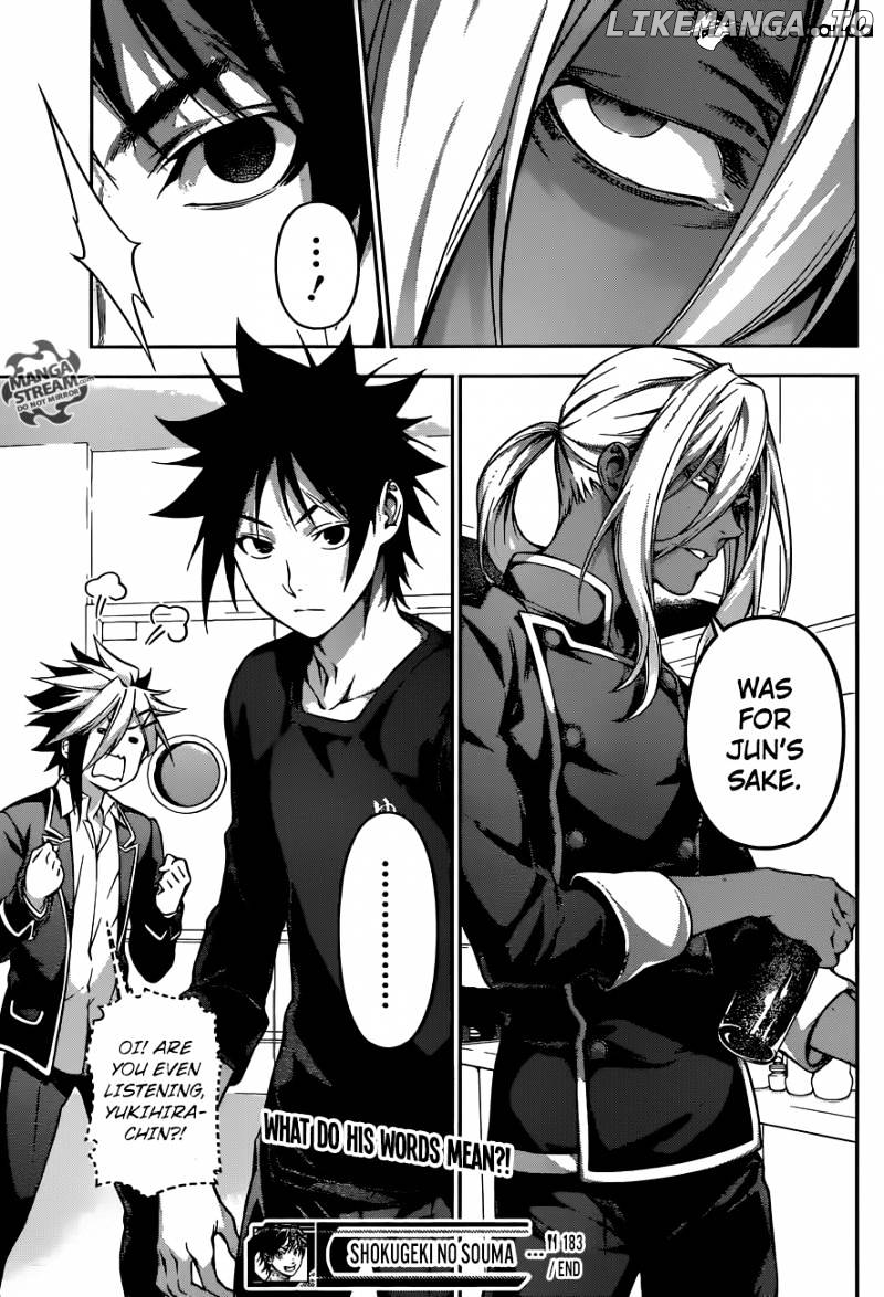 Shokugeki no Soma chapter 183 - page 17