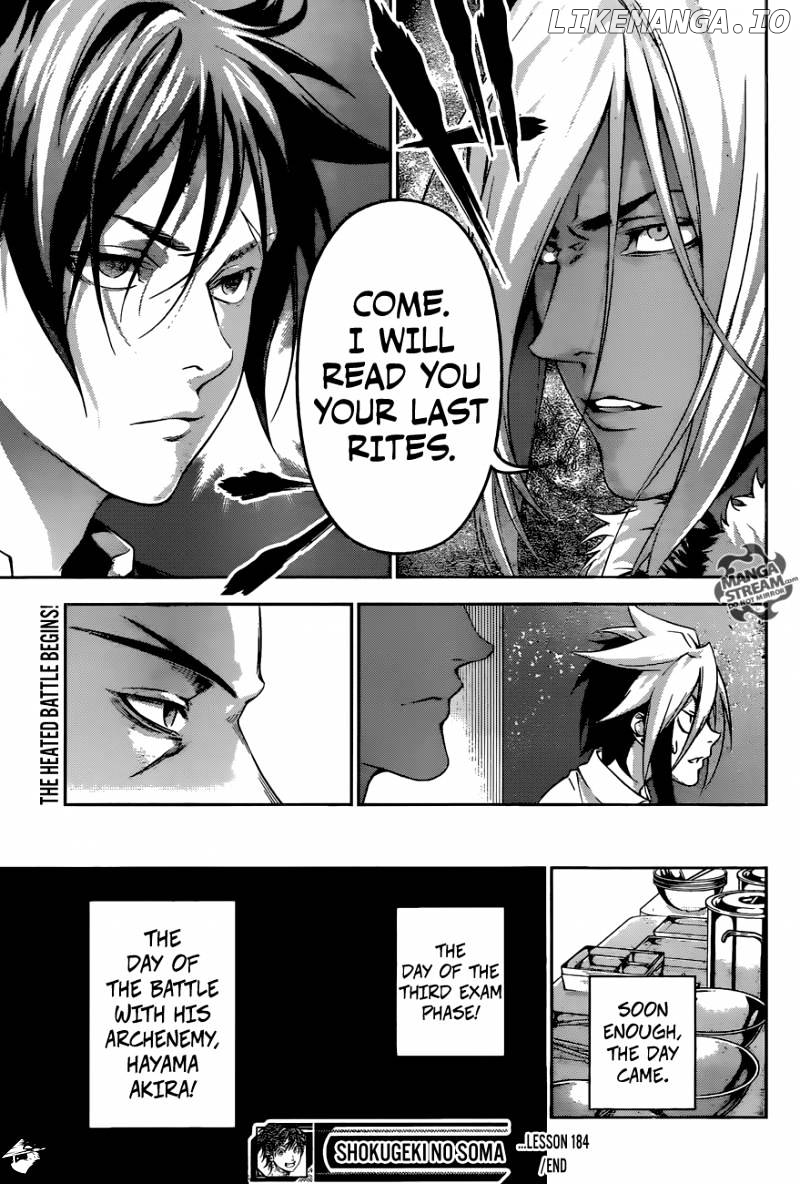 Shokugeki no Soma chapter 184 - page 19