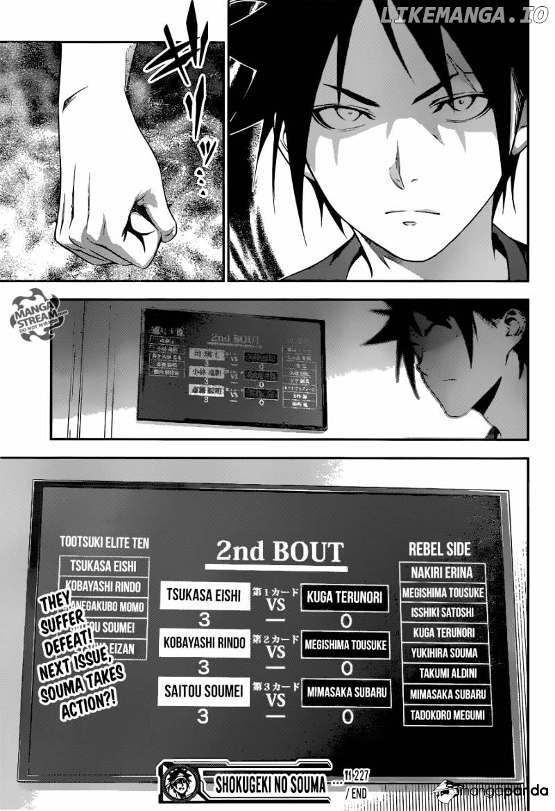 Shokugeki no Soma chapter 227 - page 21