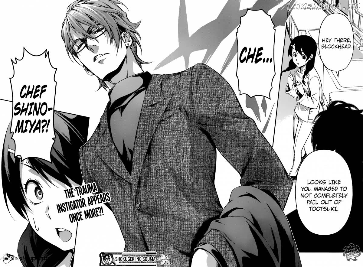 Shokugeki no Soma chapter 229 - page 19