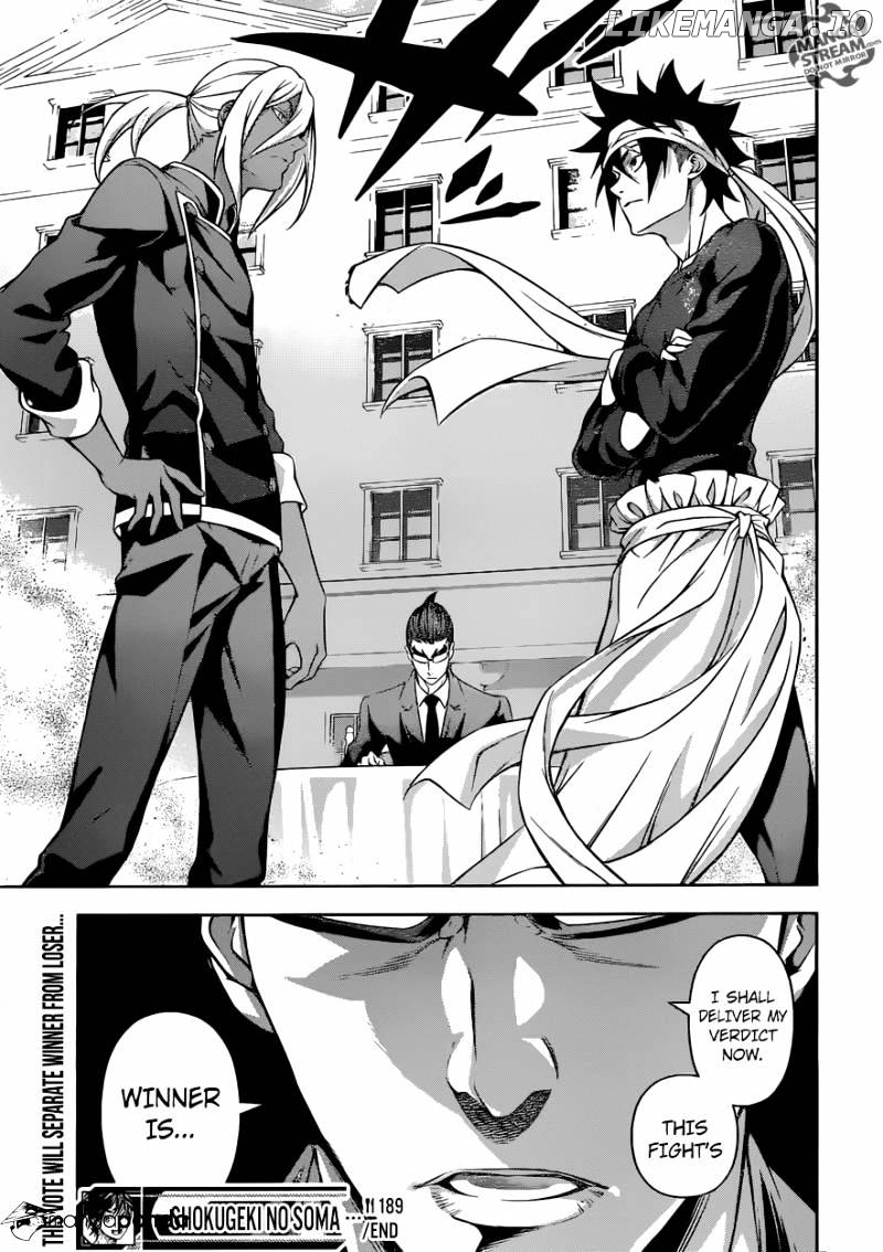 Shokugeki no Soma chapter 189 - page 17