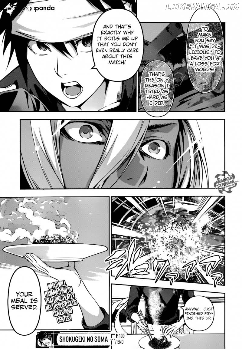 Shokugeki no Soma chapter 190 - page 18