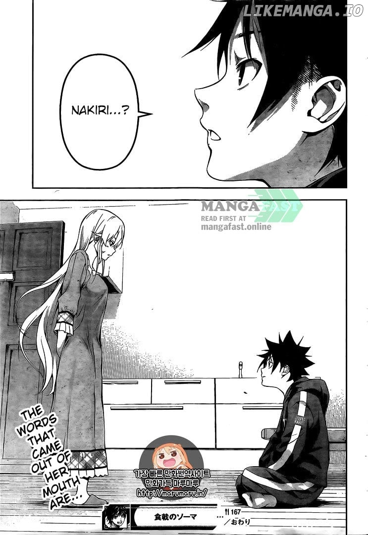 Shokugeki no Soma chapter 167 - page 20