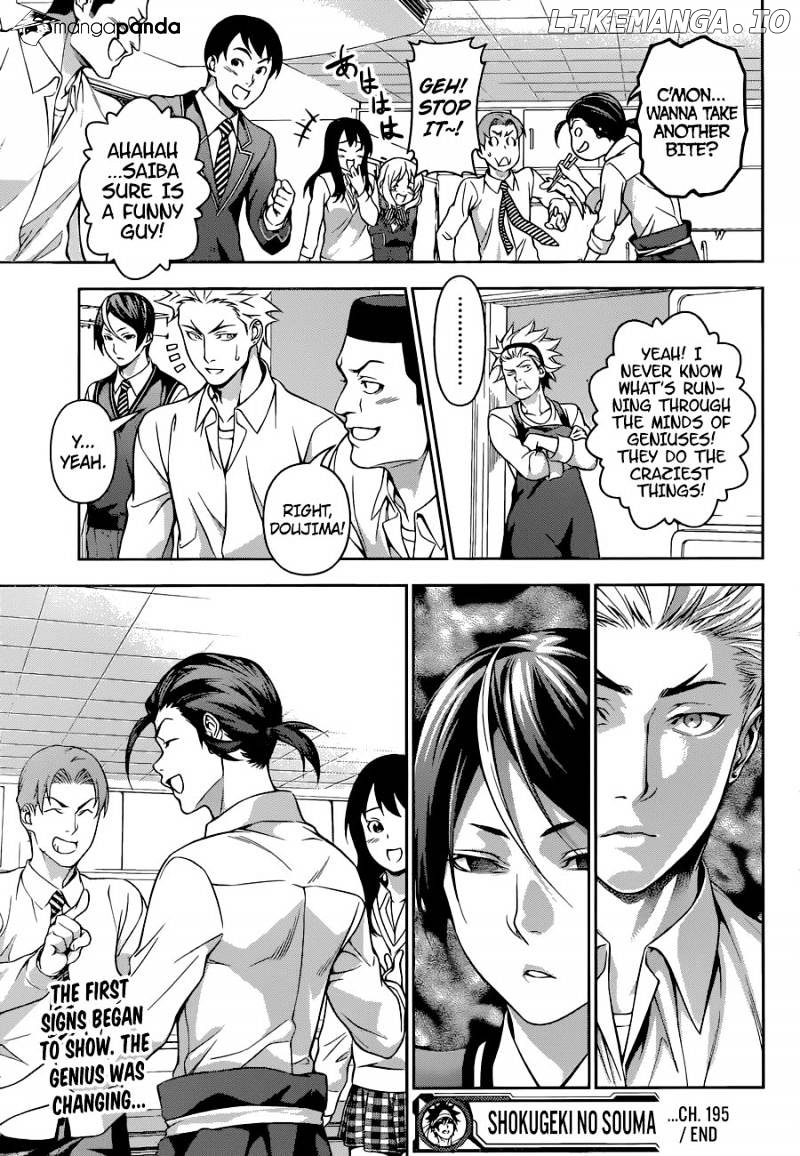 Shokugeki no Soma chapter 195 - page 19