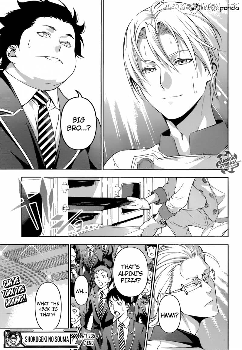 Shokugeki no Soma chapter 235 - page 19
