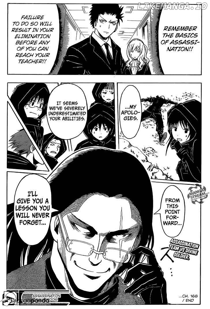 Ansatsu Kyoushitsu chapter 168 - page 20