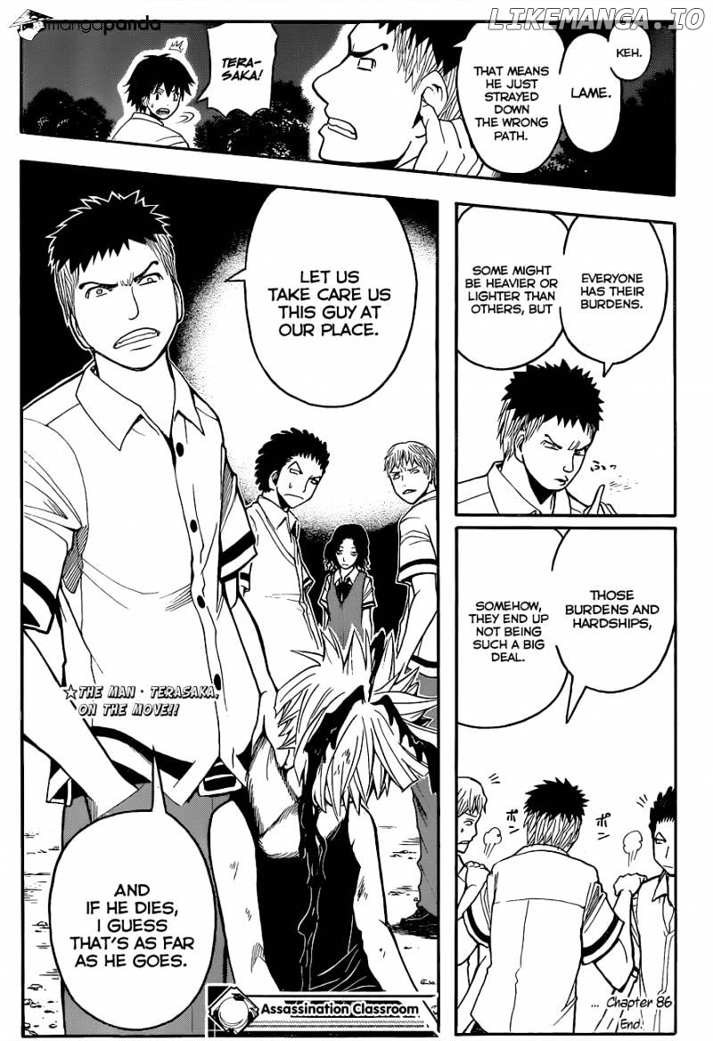 Ansatsu Kyoushitsu chapter 86 - page 20